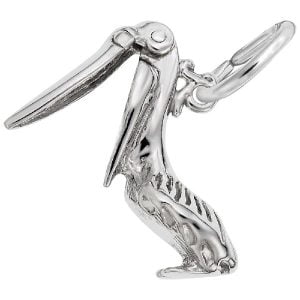 silver pelican charm