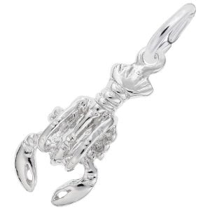 silver lobster charm