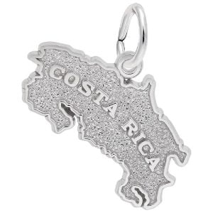 silver costa rica charm