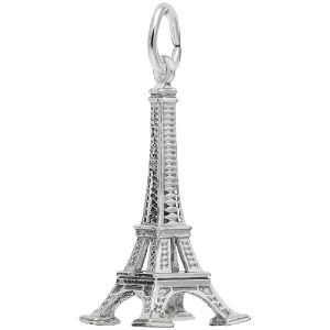 silver Large Eiffel Tower charm