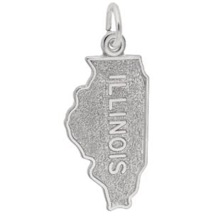 silver illinois charm
