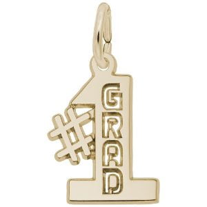 best grad charm gold