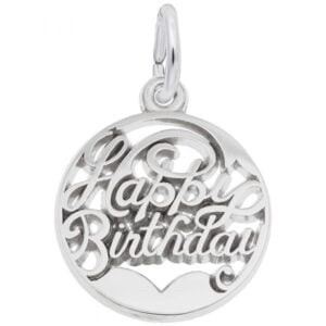 happy birthday silver charm