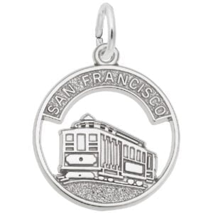 Flat San Francisco Cable Car Open Disc