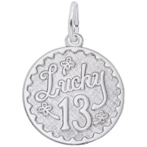Lucky 13 Disc Charm