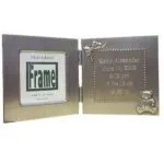 engravable birth record picture frame