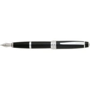 engravable cross bailey fountain pen black