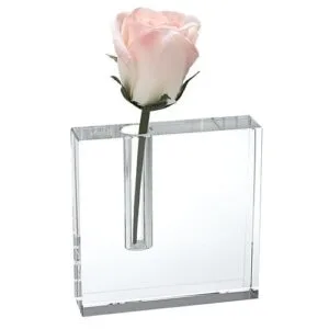 Optical Crystal Bud Vase