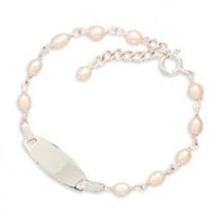 Pearl Baby ID Bracelet