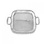 square silver tray