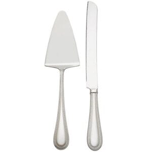 reed and barton lyndon two piece dessert set wedding gift