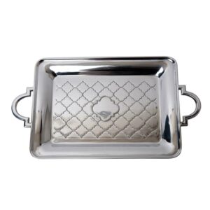 Aluminum Handled Medium Serving Tray