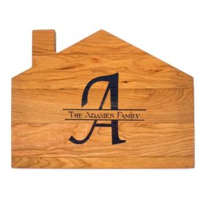 House Shaped Wooden Cutting Board (Horizontal)