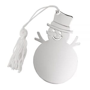 engravable snowman ornament